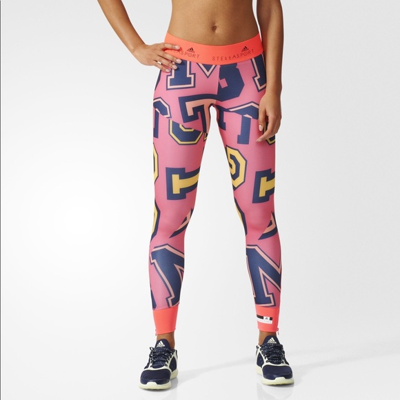 Adidas by Stella McCartney Pants - Stella McCartney/ Adidas • printed leggings
